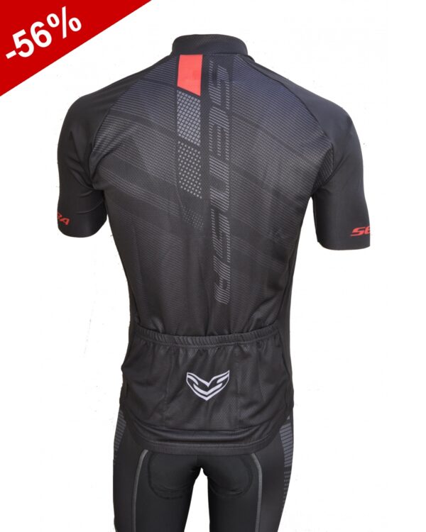 MAILLOT SENSA BIORACER BODYFIT - Negro / Rojo - Imagen 3